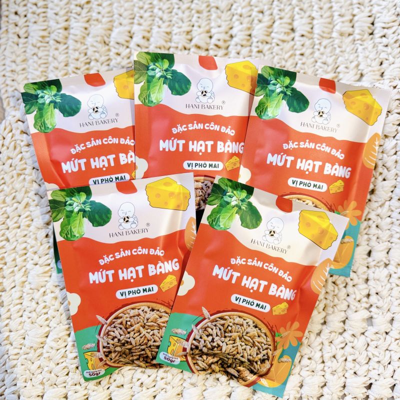 Mứt hạt bàng vị phô mai - túi 50gam