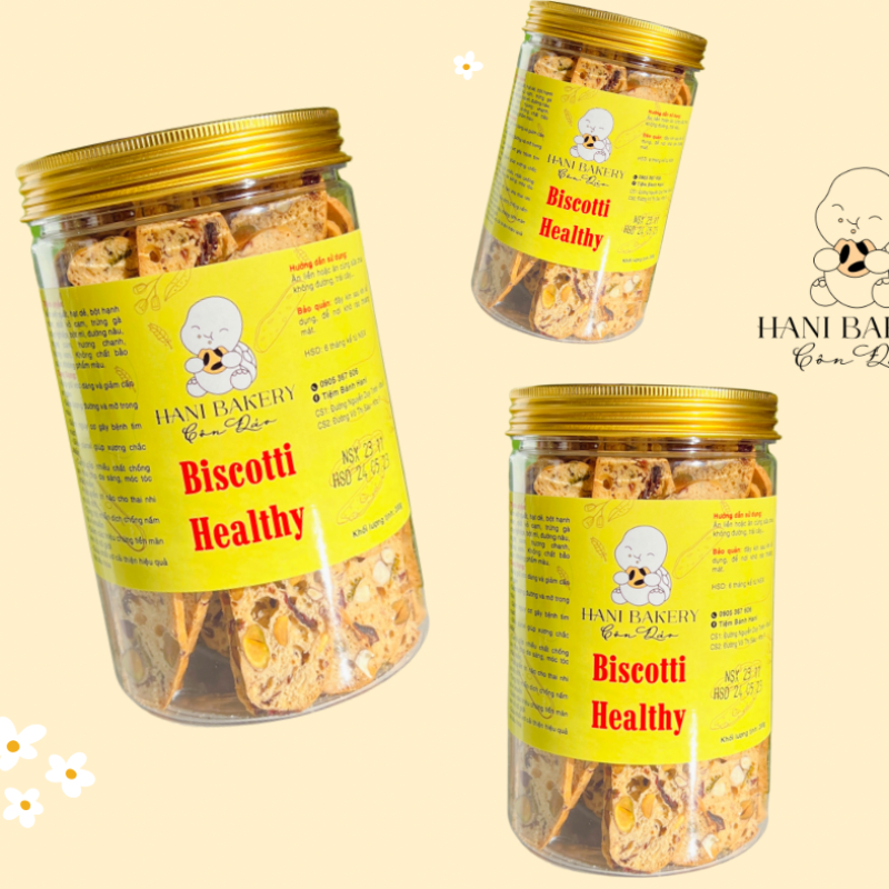 Biscotti Hạt Bàng Healthy